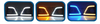 Car Front Grille Light LED Daytime Running Lights Brake Reverse Turn Signal DRL Auto Front Bumper Fog Lamp for Toyota Corolla 2014-2016