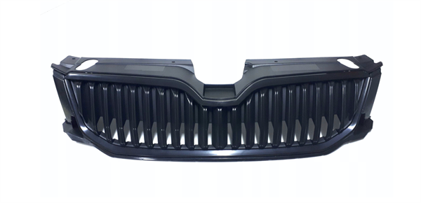 Auto Car Parts Front Bumper Grill Ventilation Grille Black for Skoda Octavia 2013- (OE NO.: 5E0853651A)