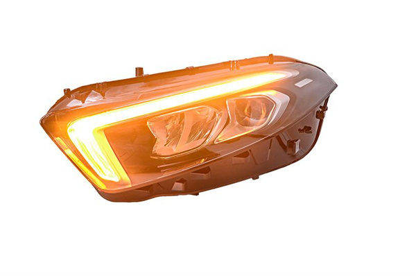 Auto Front Fog Lamp Brake Turn Signal LED Headlight for 18-21 Mercedes-Benz A-Class Head Lamp Assembly Modified