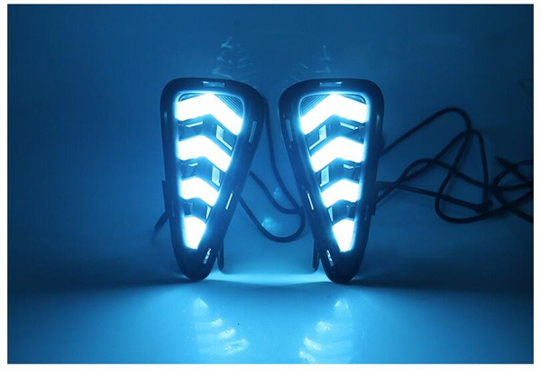 for Toyota Camry 2015-2016 LED Front Fog Driving Lamp DRL Brake Reverse Turn Signal Auto Daytime Running Light