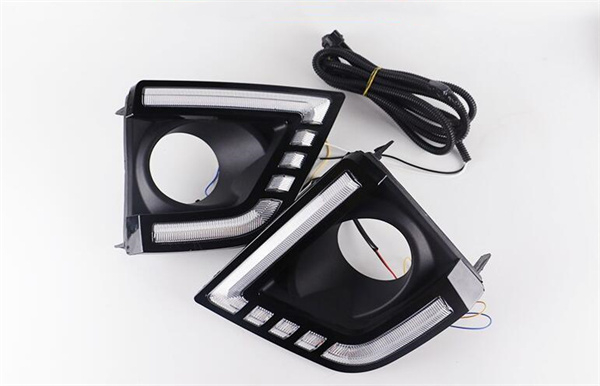 Car Front Grille Light LED Daytime Running Lights Brake Reverse Turn Signal DRL Auto Front Bumper Fog Lamp for Toyota Corolla 2014-2016