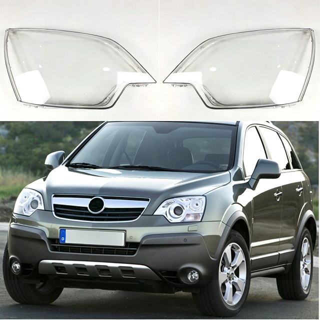 Front Headlight Headlamp Lens Cover For 2009-2014 Opel Antara