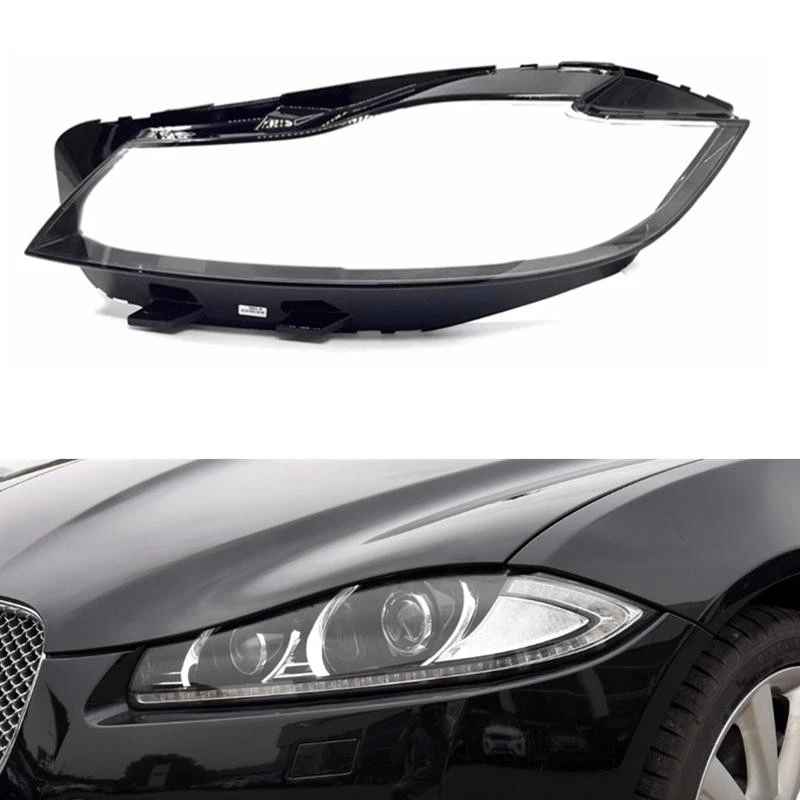Headlight Headlamp Clear Lens Cover For Jaguar XF 2016-2019