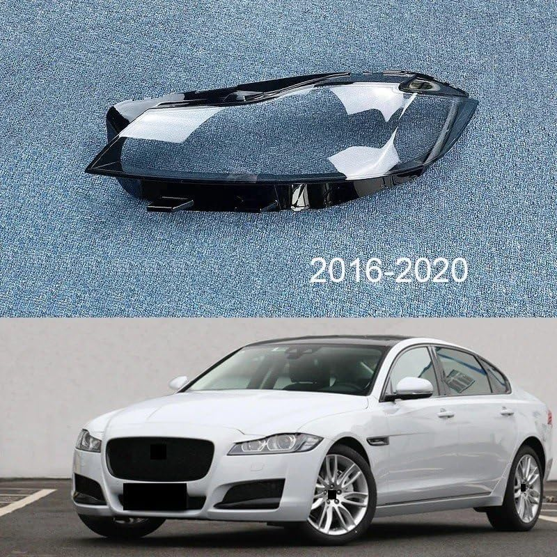 Headlight Headlamp Clear Lens Cover For Jaguar XF 2016-2019