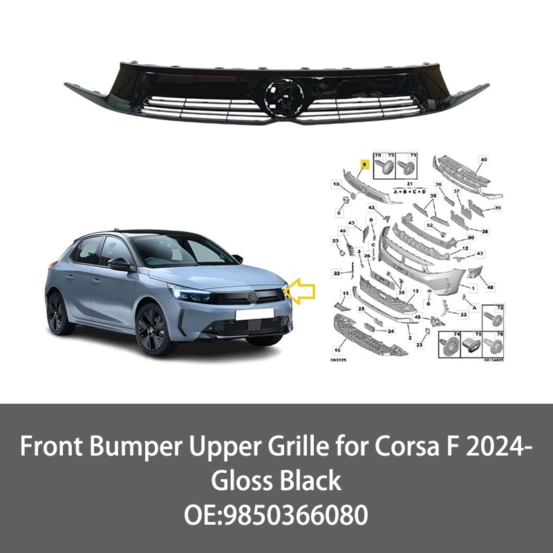 Bumper Upper Grille