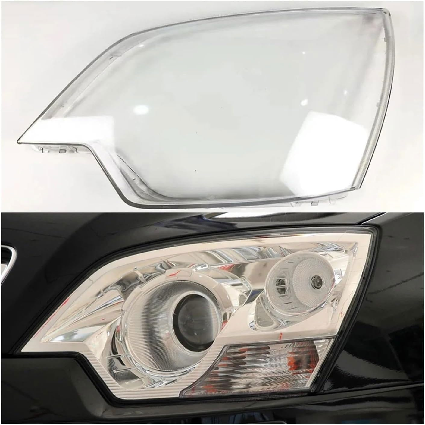 Front Headlight Headlamp Lens Cover For 2009-2014 Opel Antara