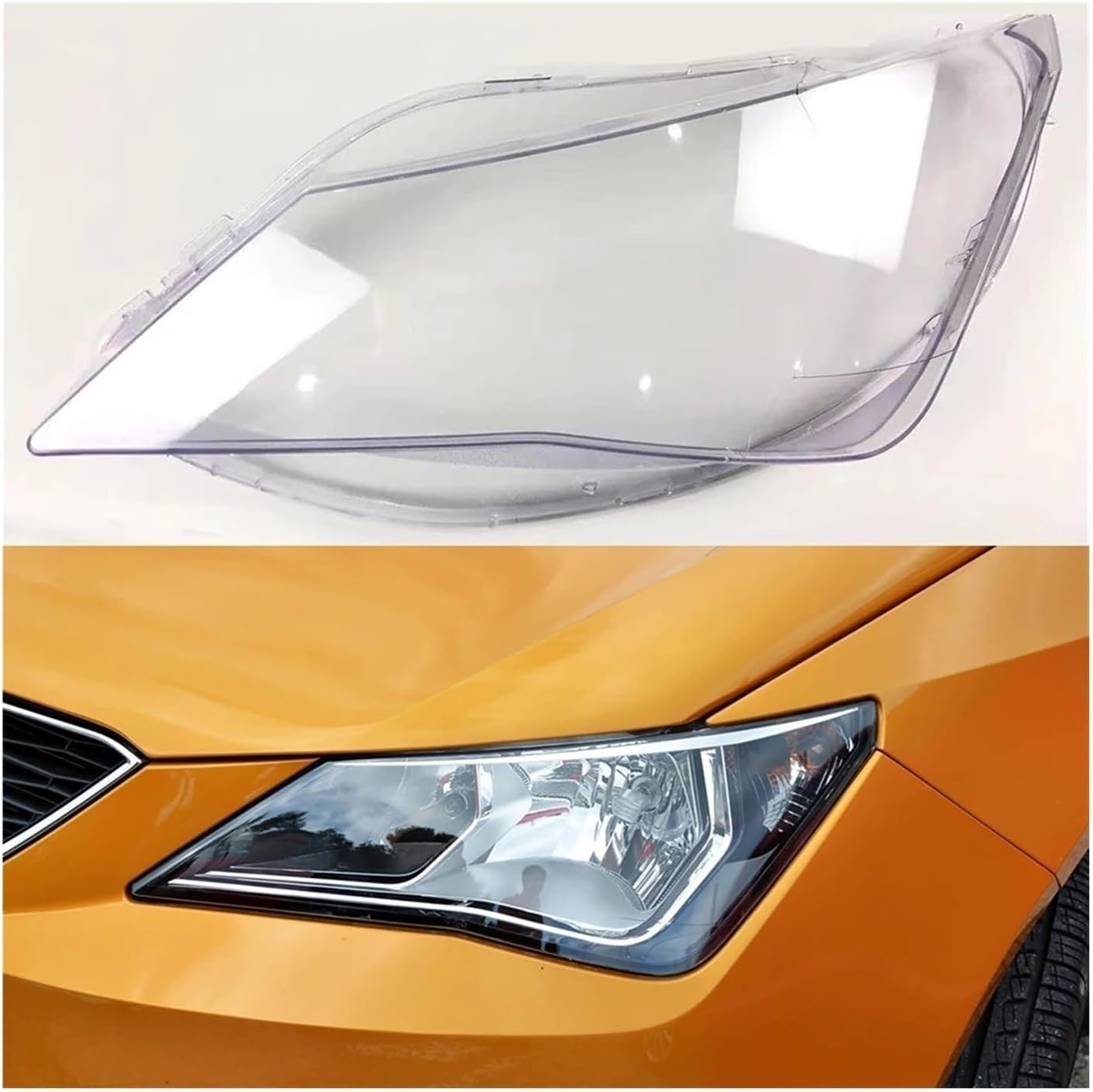 Seat Ibiza 2012-2017 Headlight Cover Replacement Headlamp Lens